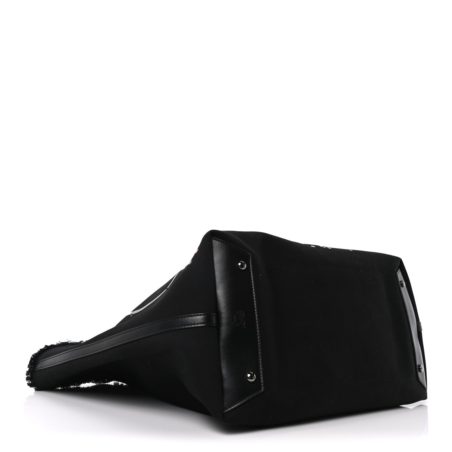 Christian Louboutin Canvas Frangibus Tote Black 4 of 9