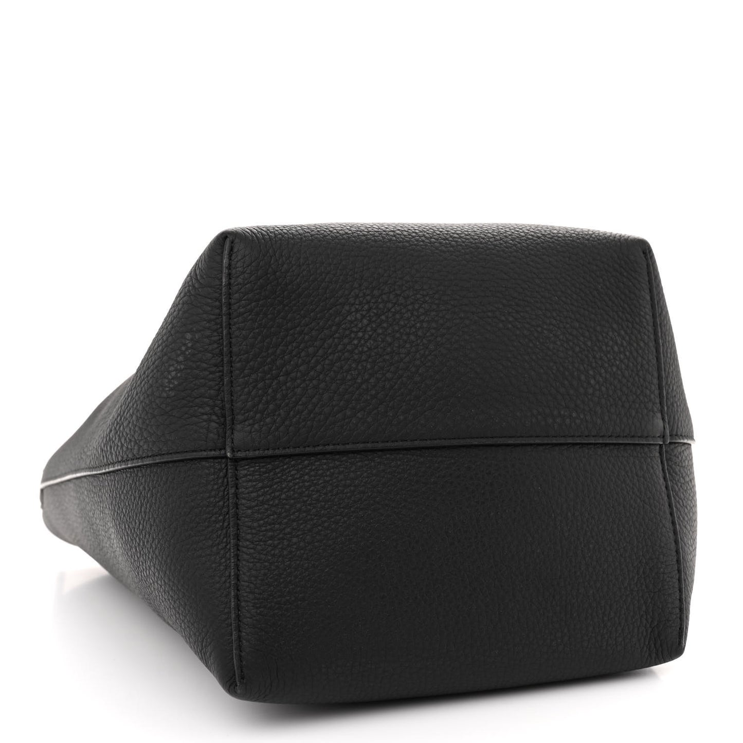 Grained Calfskin Medium N/S Park Tote Black