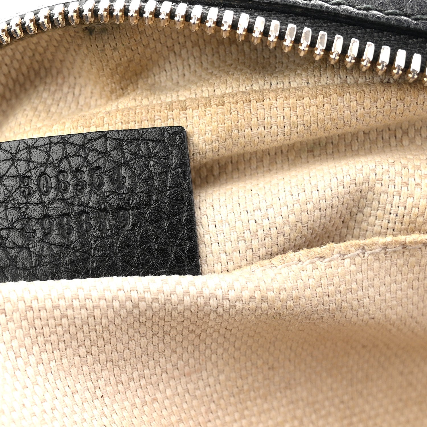 Gucci Pebbled Calfskin Small Soho Disco Bag Black 7 of 13