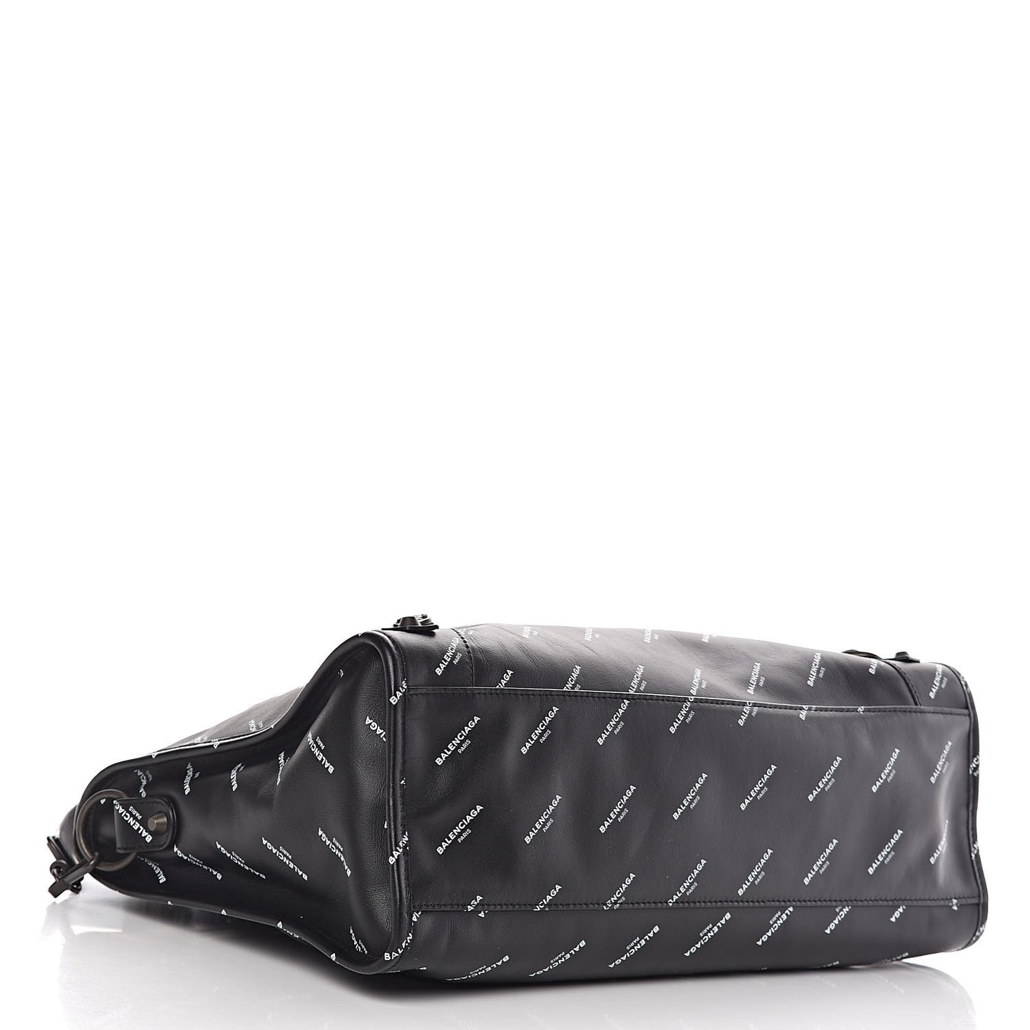 Veau Allover Logo Classic Hardware City Black White