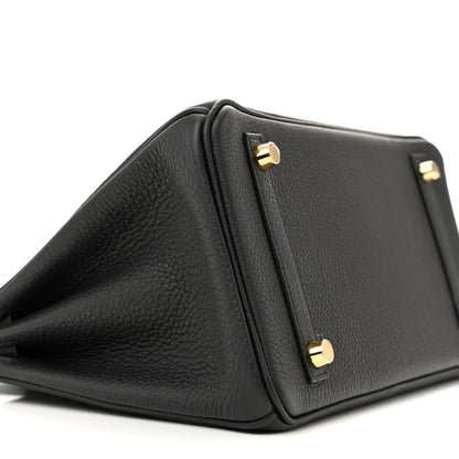 Hermes Togo Birkin 25 Black 9 of 11