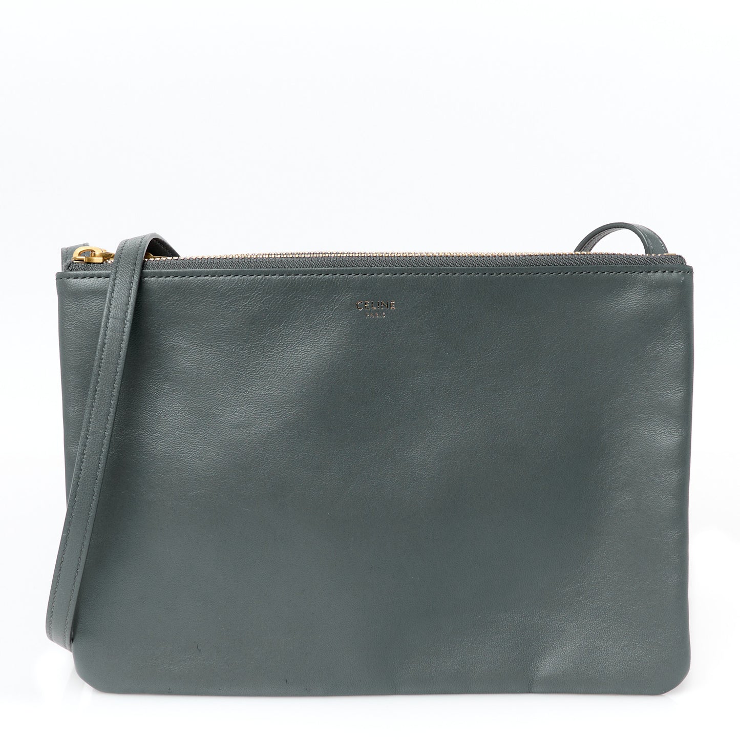 Lambskin Large Trio Crossbody Bag Medium Storm