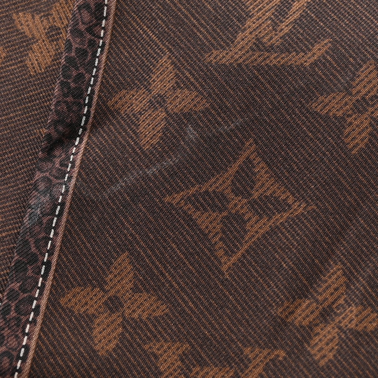 Silk Monogram New Denim Bandeau Ebene