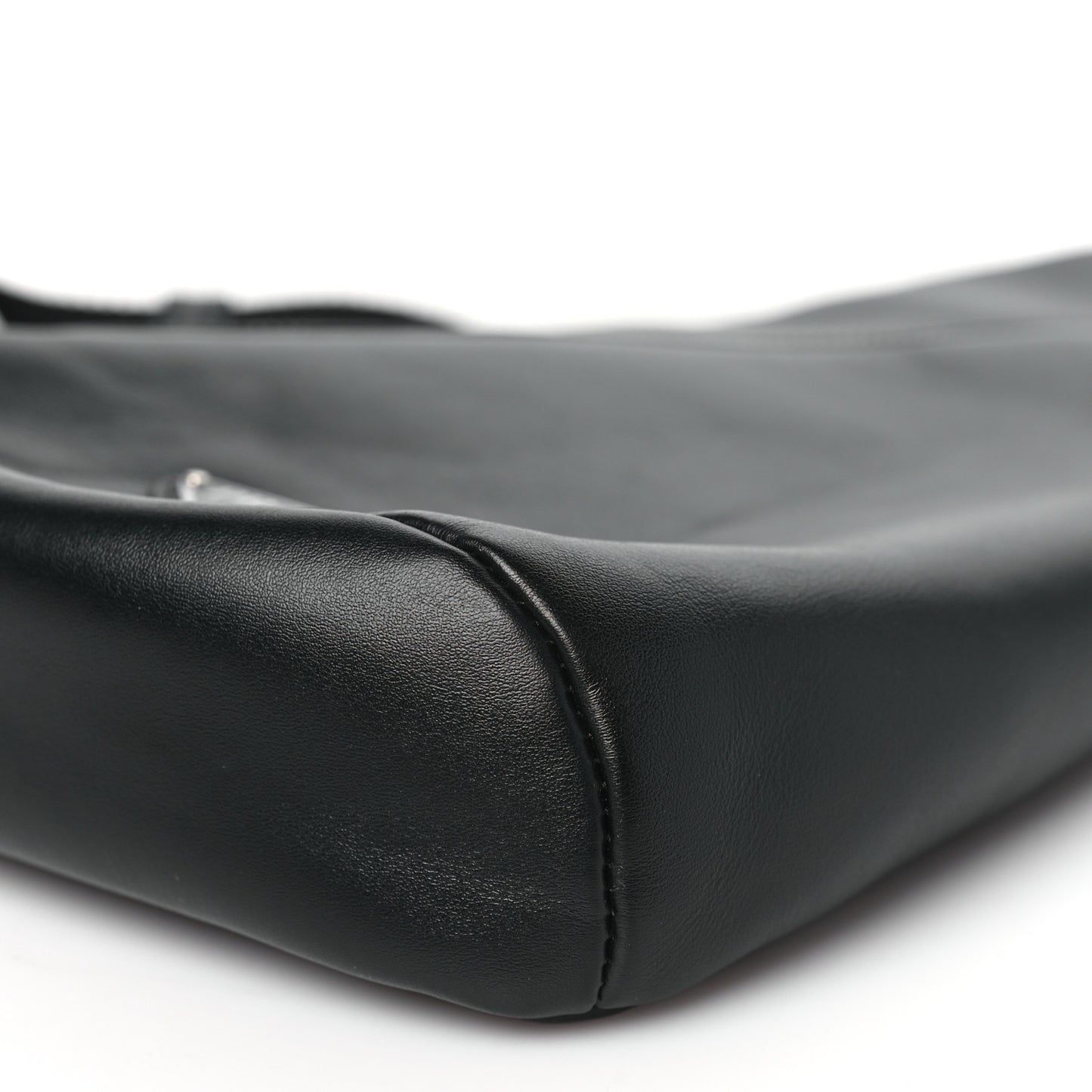 Softy Calfskin Triangle Cross Bag Black