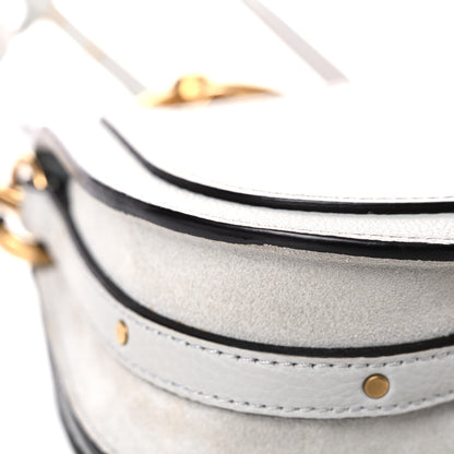 Chloe Calfskin Suede Small Nile Bracelet Bag Airy Grey 10 of 20