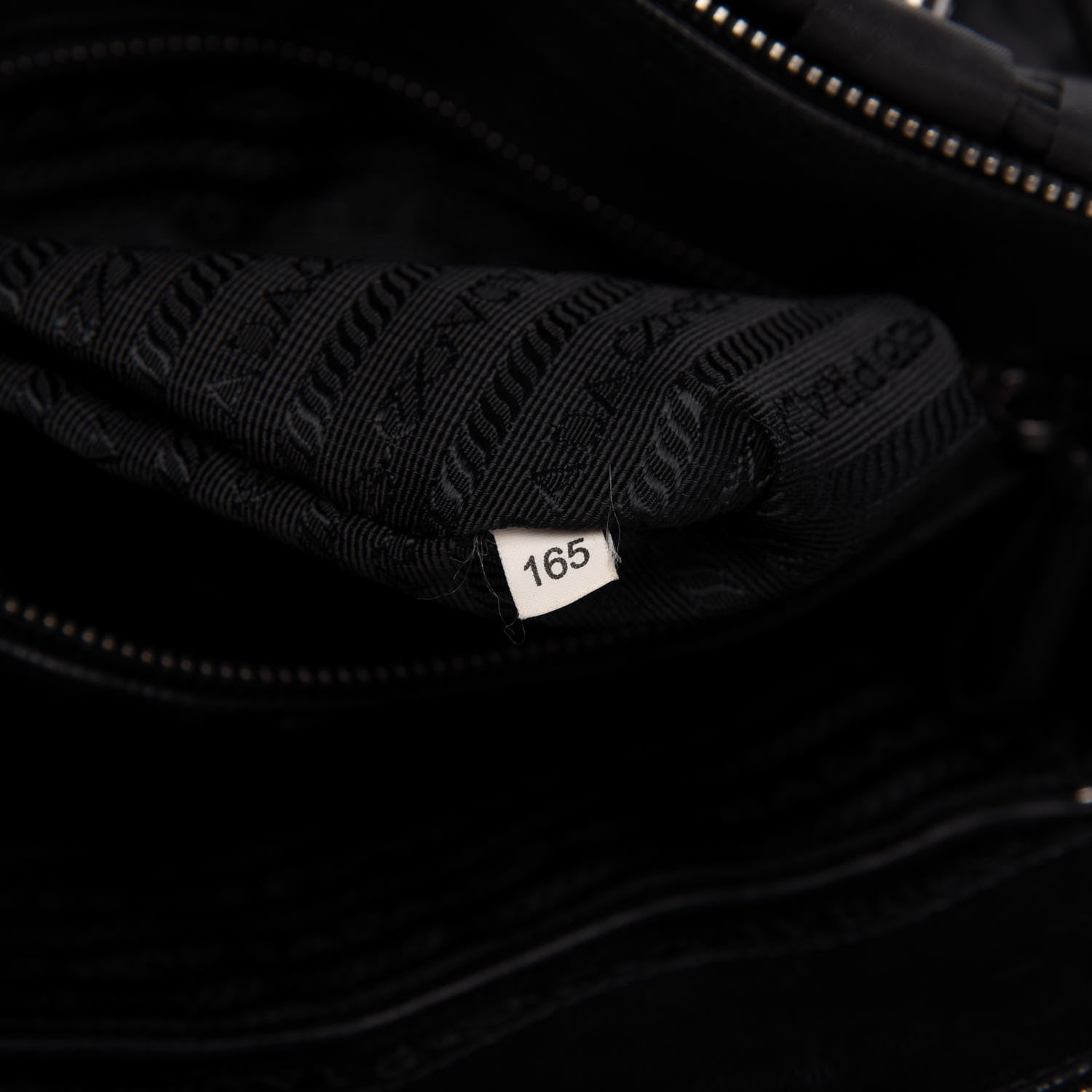 Prada Tessuto Nylon Nappa Braided Gaufre Shopping Satchel Black 9 of 10