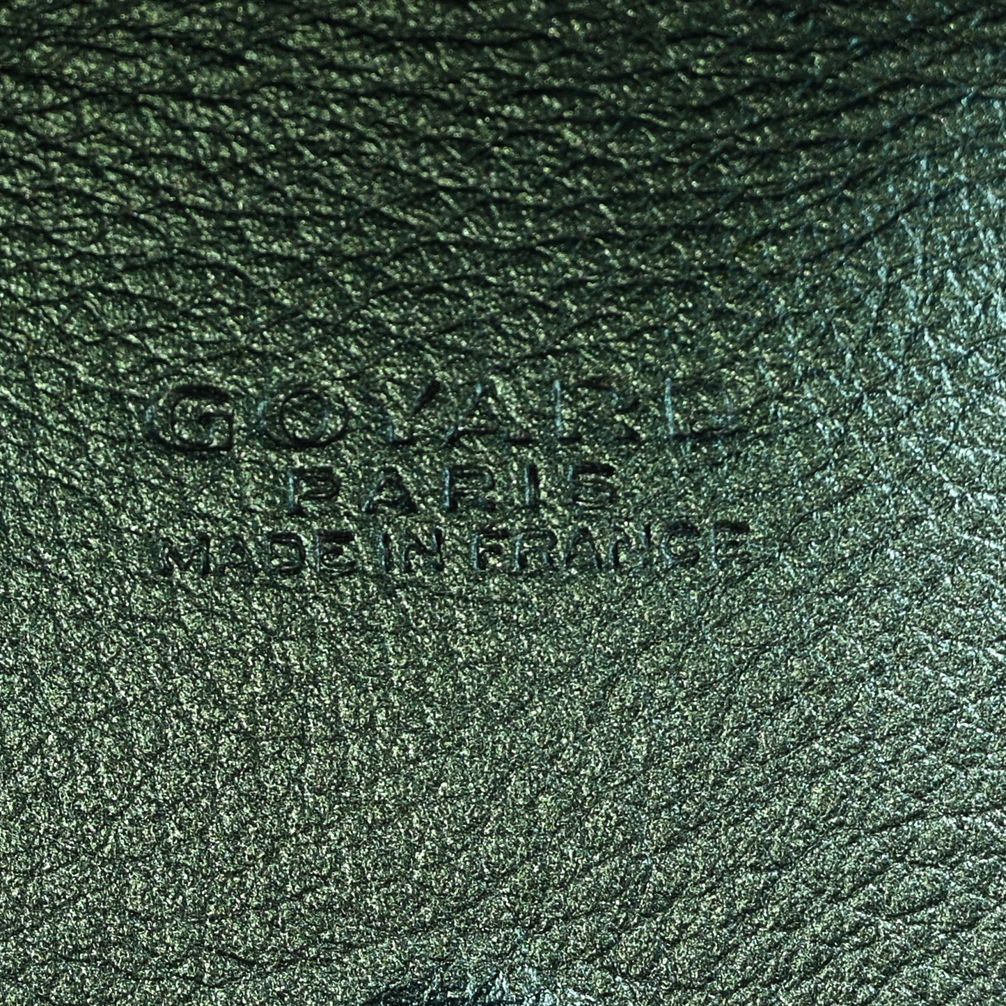 Iridescent Goyardine Saint Louis GM Pearly Green