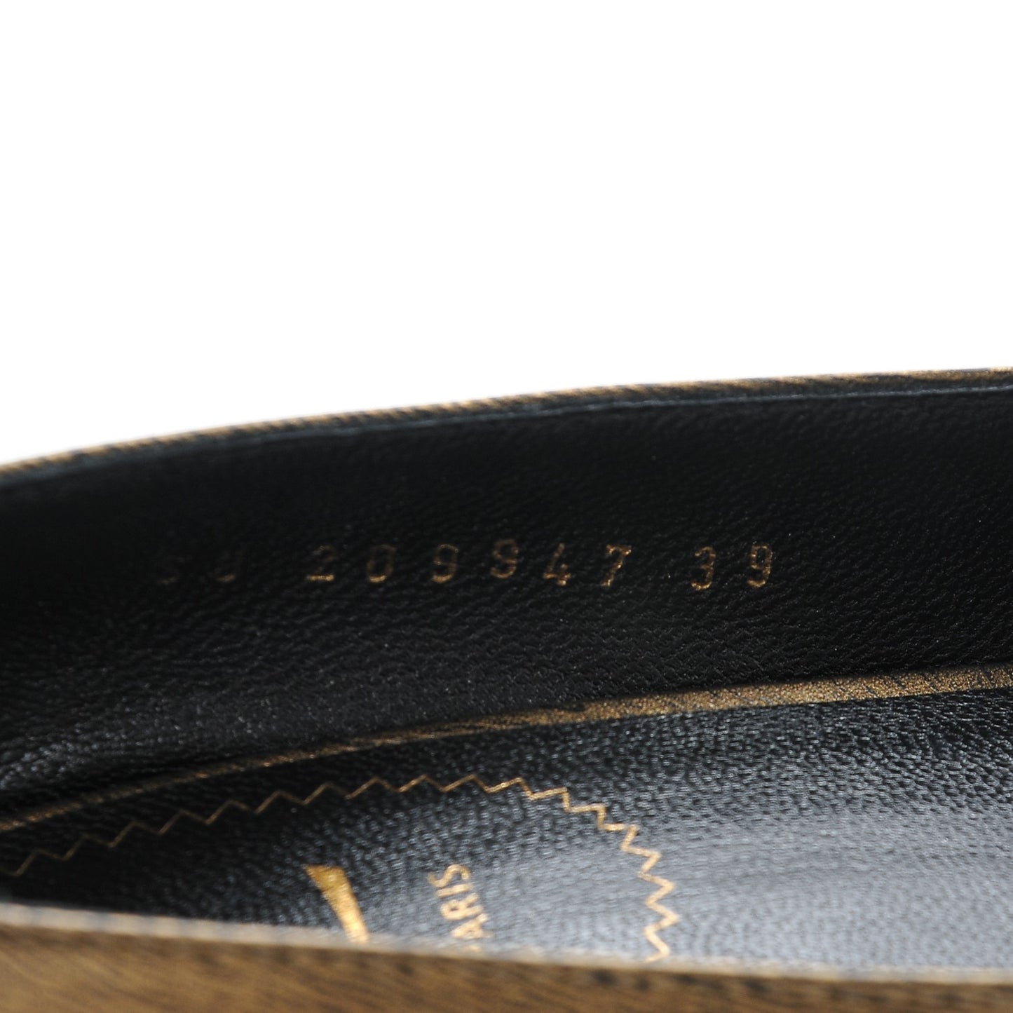Calfskin Horse Print Tribtoo 80 Pumps 39 Gold
