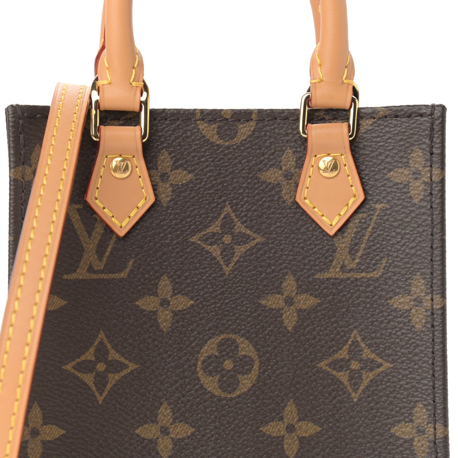 Louis Vuitton Monogram Petit Sac Plat 8 of 10