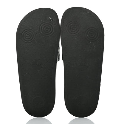 Gucci Microguccissima Slide Sandals 37 Black 5 of 8
