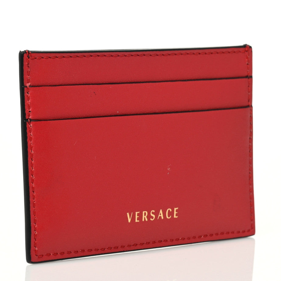 Versace X DISNEY Nappa Cinderella Print Card Holder Red Multicolor 3 of 7