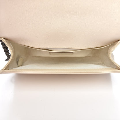 Chanel Caviar Quilted Medium Boy Flap Ivory 5 of 10
