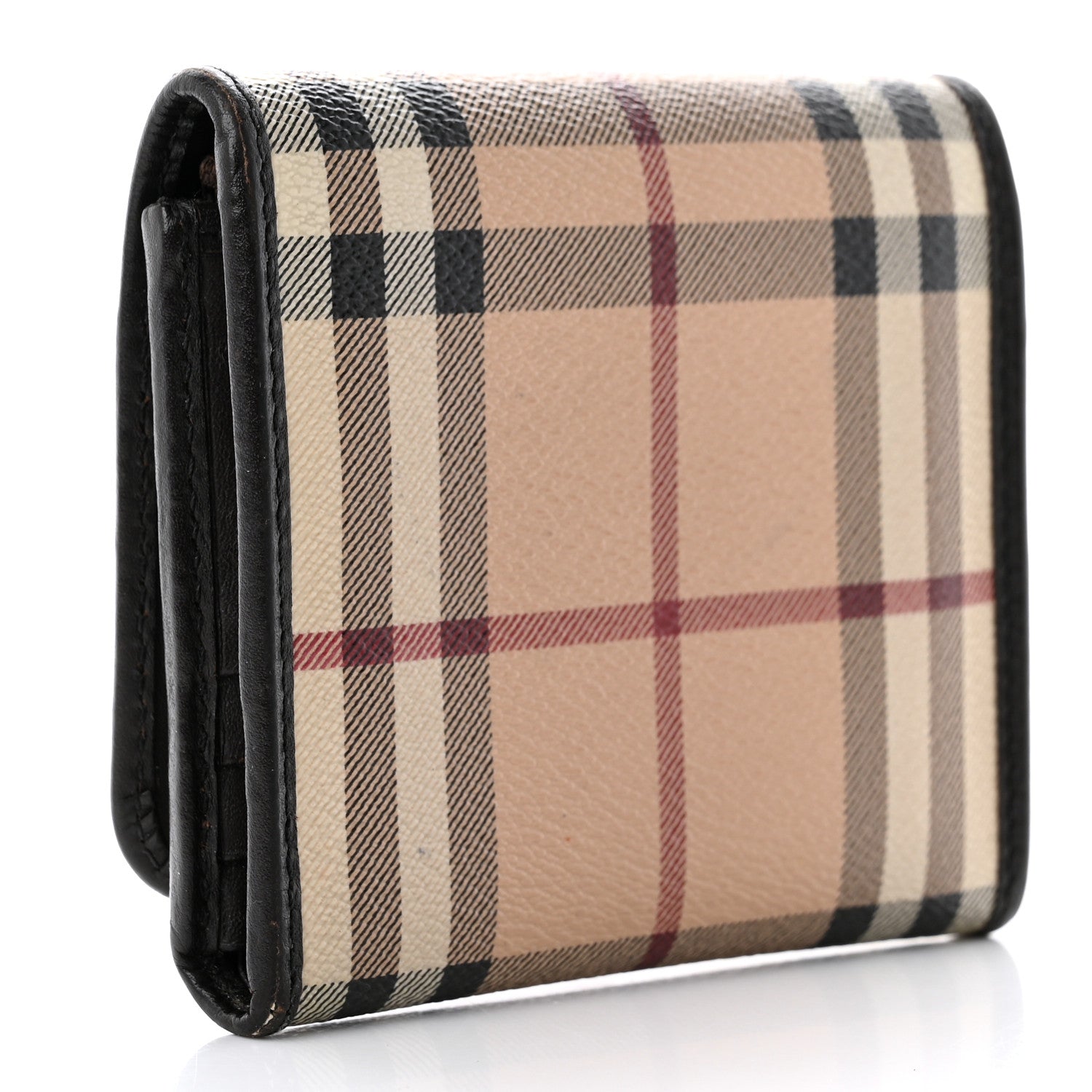 Burberry Haymarket Check Medium Bellfield ID Wallet Chocolate 3 of 8