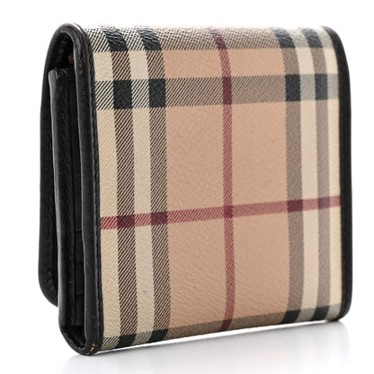 Burberry Haymarket Check Medium Bellfield ID Wallet Chocolate 3 of 8