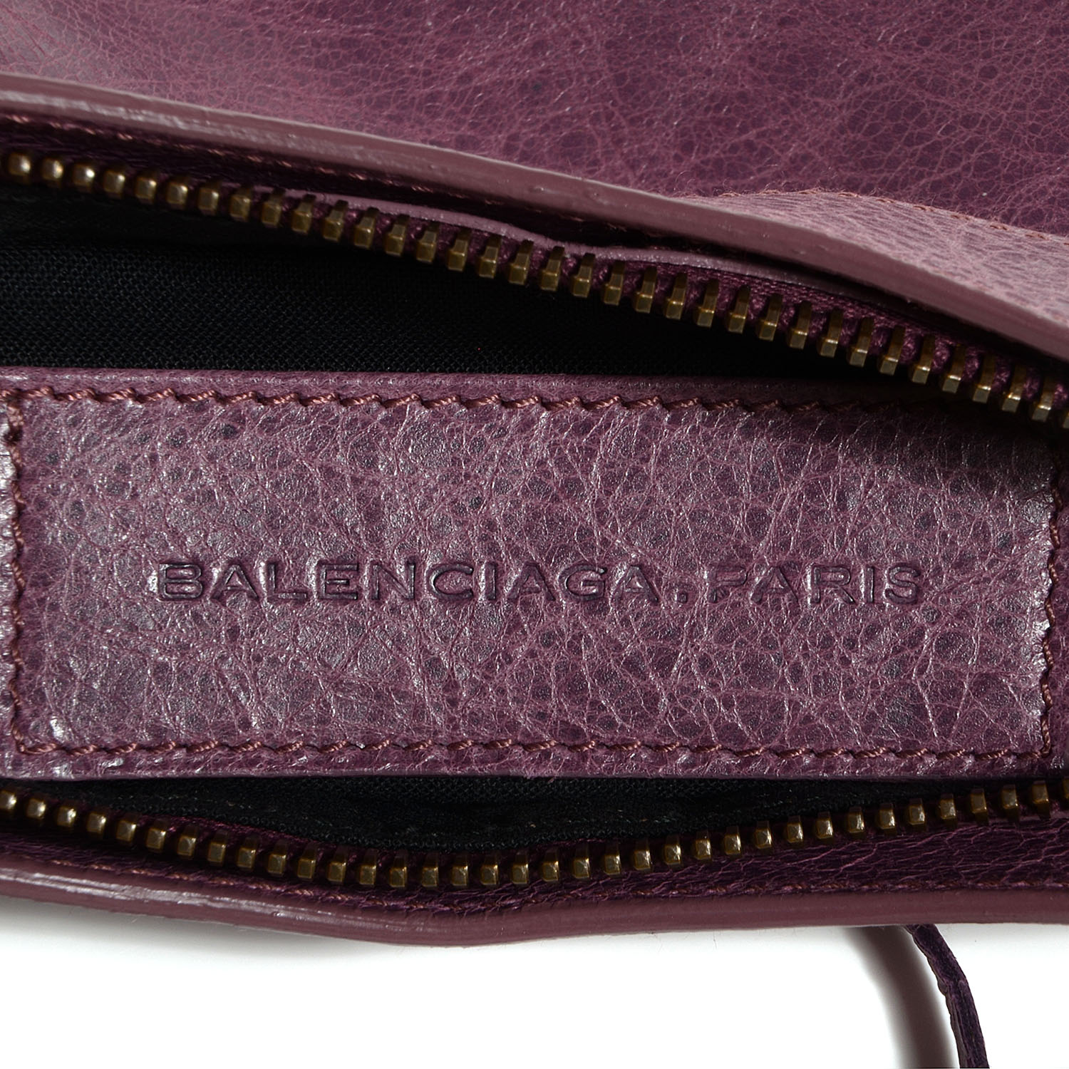 Balenciaga Agneau Trousse Maquillage Makeup Clutch Bag Murier 8 of 11