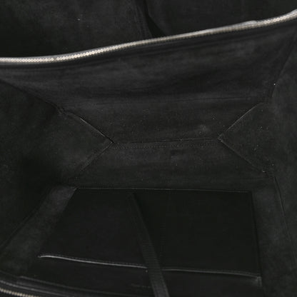 Celine Supple Natural Calfskin Medium Tri-Fold Bag Black 5 of 11