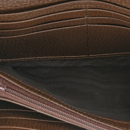 Gucci GG Supreme Monogram Web Ophidia Continental Wallet Brown 7 of 13