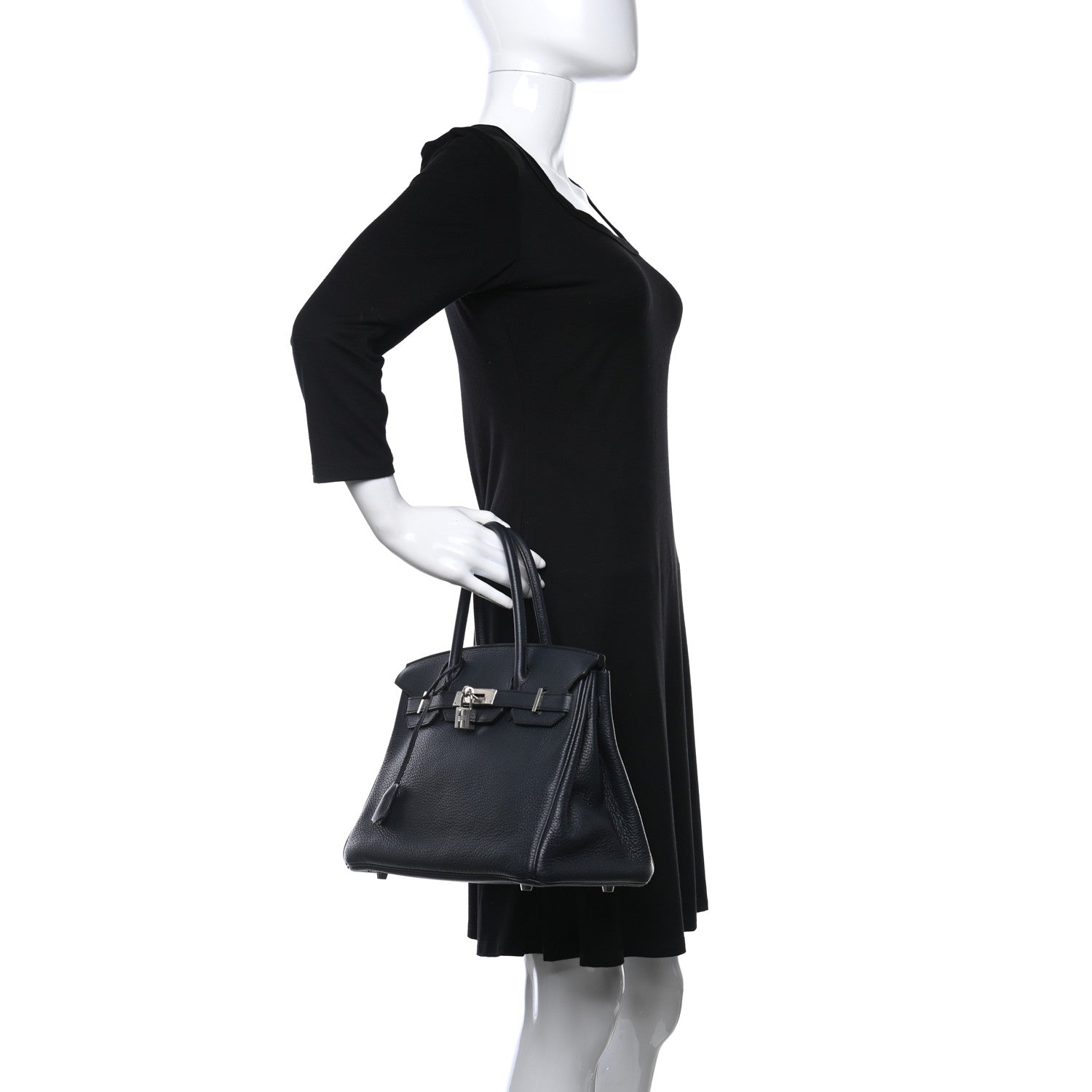 Hermes Togo Birkin 30 Bleu Obscur 3 of 14