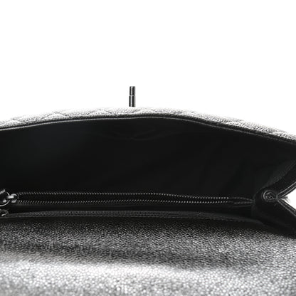 Chanel Caviar Quilted Medium Coco Handle Flap So Black 5 of 10