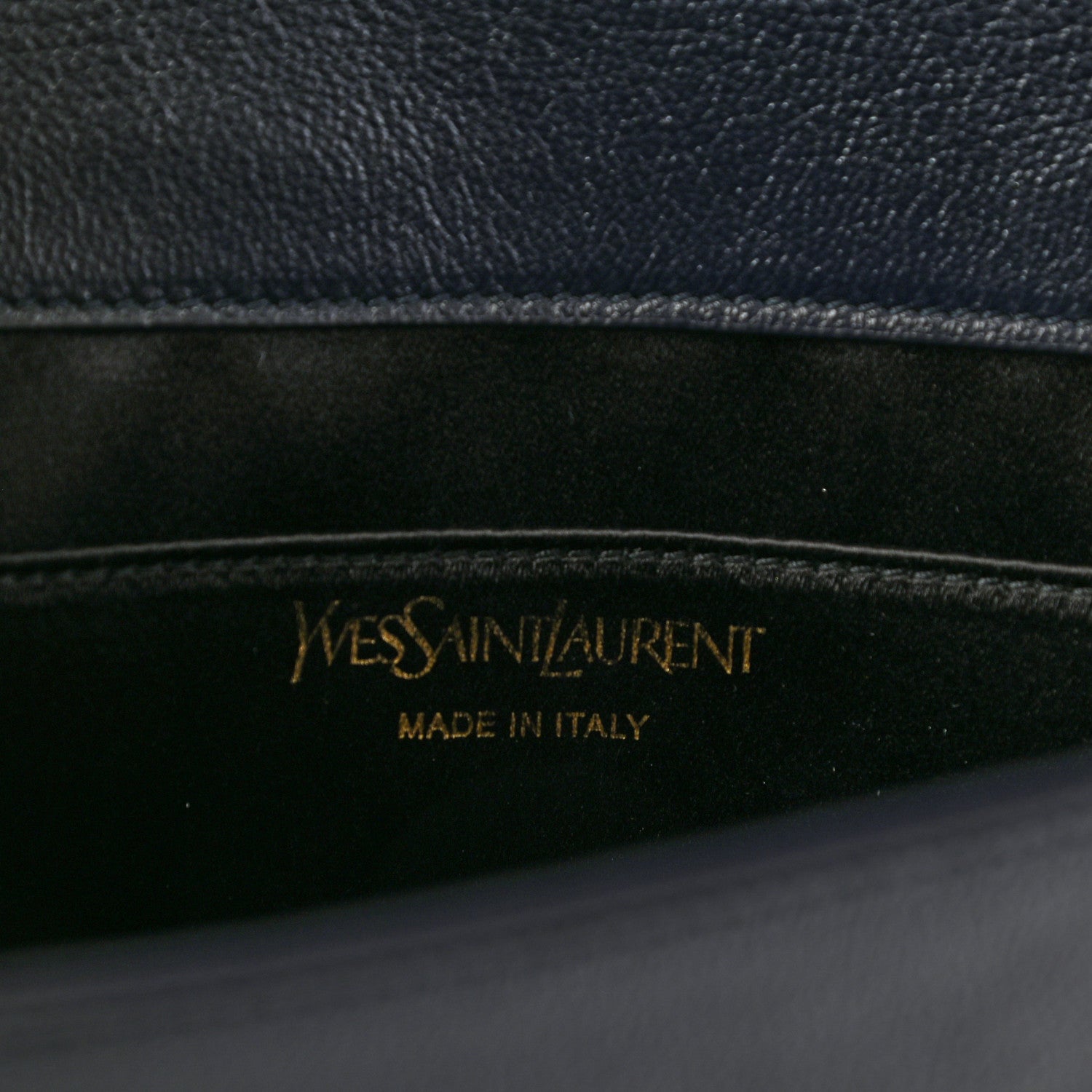 Saint Laurent Calfskin Monogram Large Belle De Jour Clutch Black 5 of 5