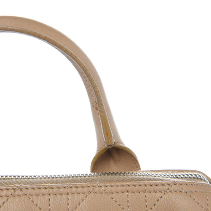 Christian Dior Calfskin Cannage Handbag Camel 11 of 20