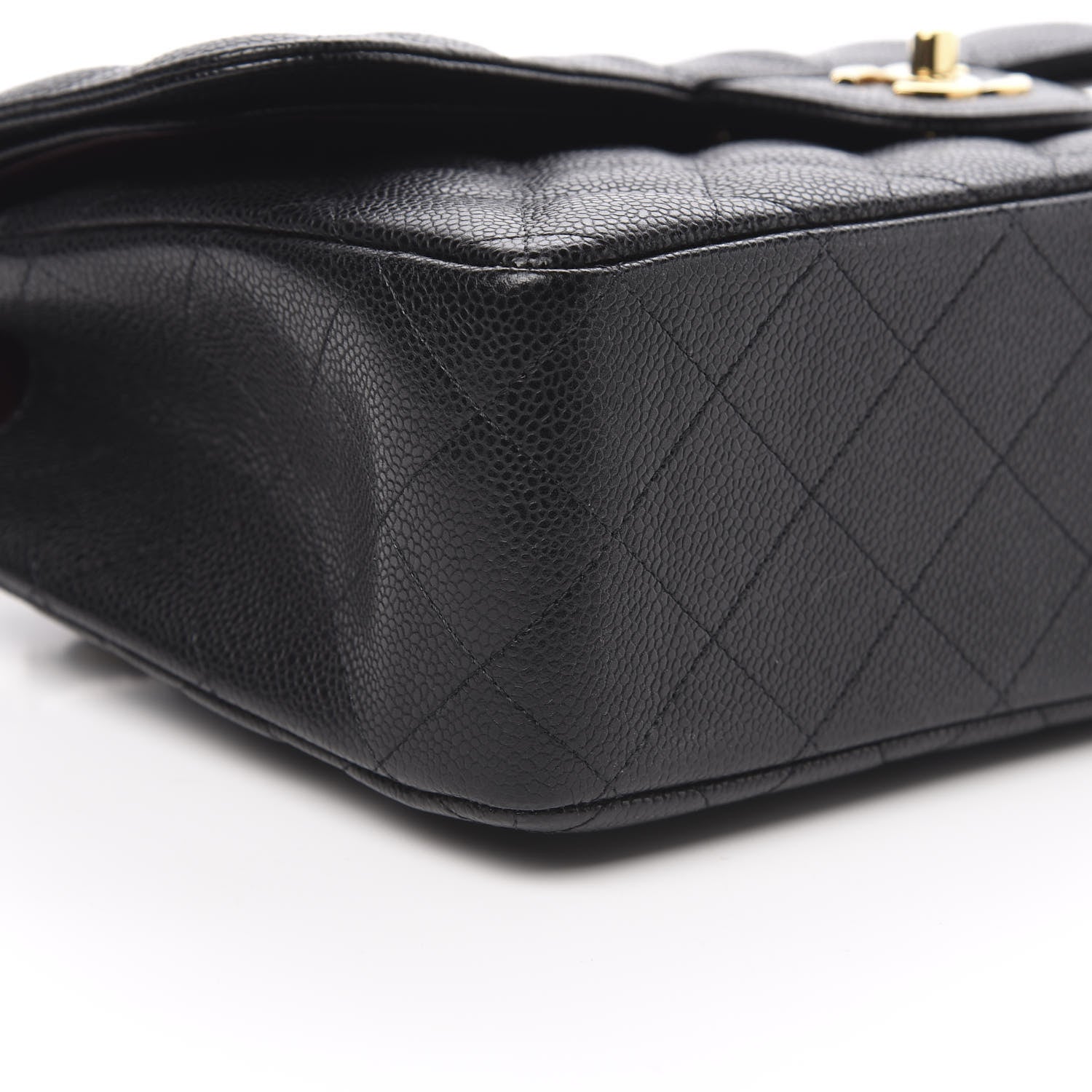 Chanel Caviar Quilted Jumbo Double Flap Black 8 of 11
