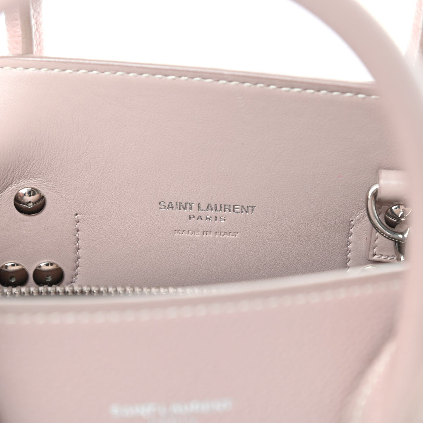 Grained Calfskin Baby Sac De Jour Antique Rose