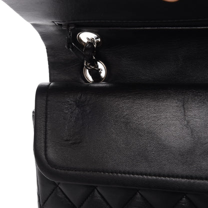 Chanel Lambskin Quilted Medium Double Flap Black 7 of 10