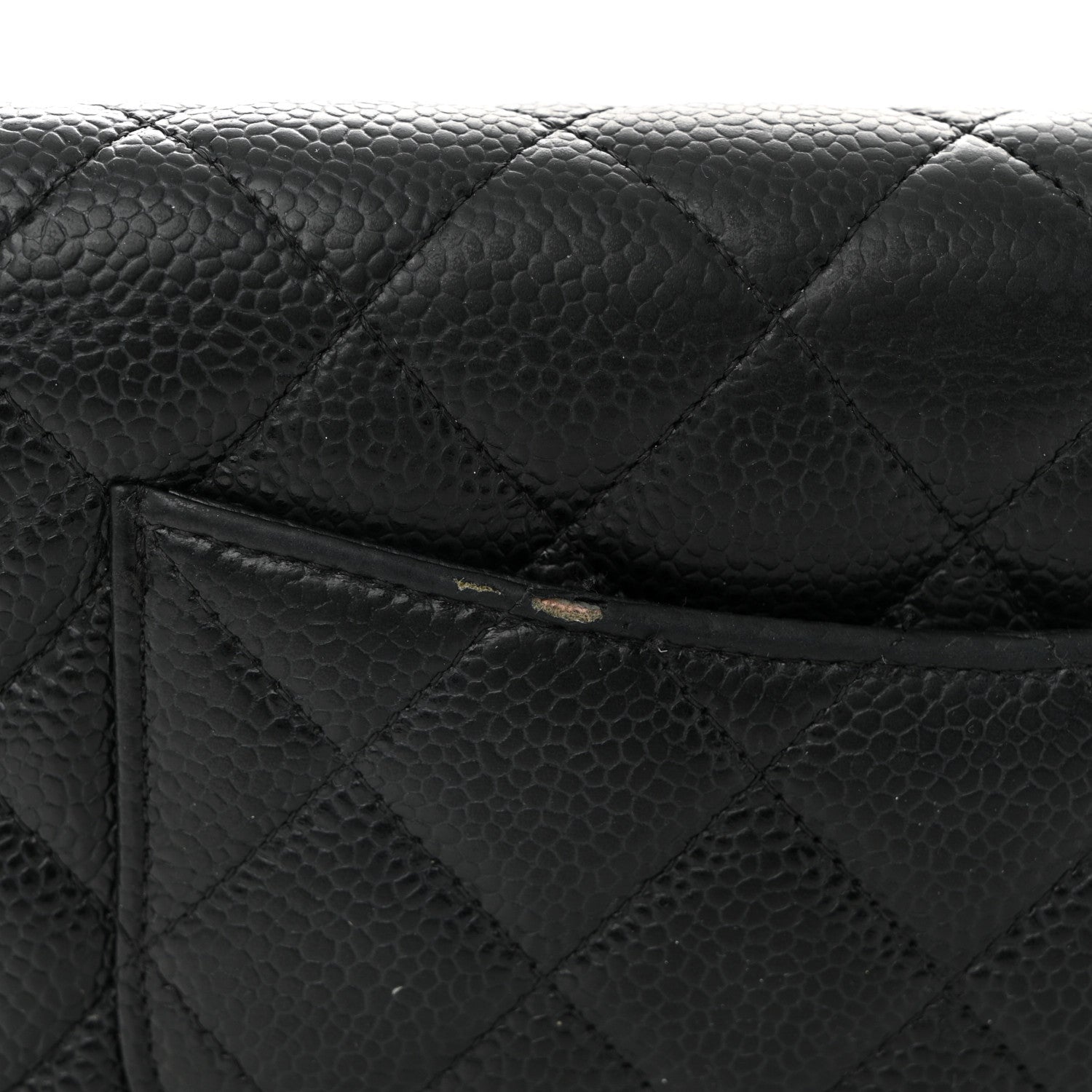 Chanel Caviar Quilted Wallet On Chain WOC Black 12 of 13