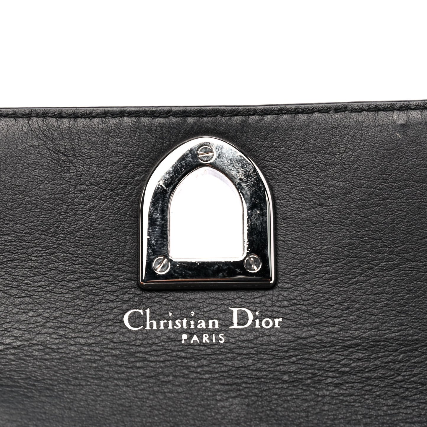 Grained Calfskin Diorever Envolee Wallet Black