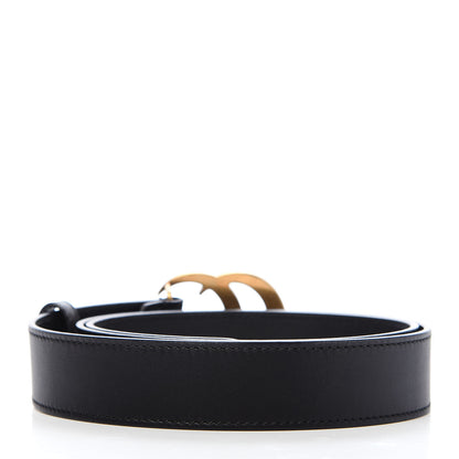 Gucci Calfskin Double G 30mm Belt 90 36 Black 2 of 7