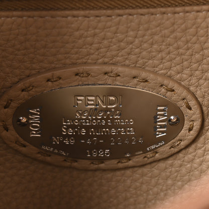 Fendi Cuoio Romano Selleria Bi-Color Medium Peekaboo Iconic Satchel Mou Deserto 6 of 11