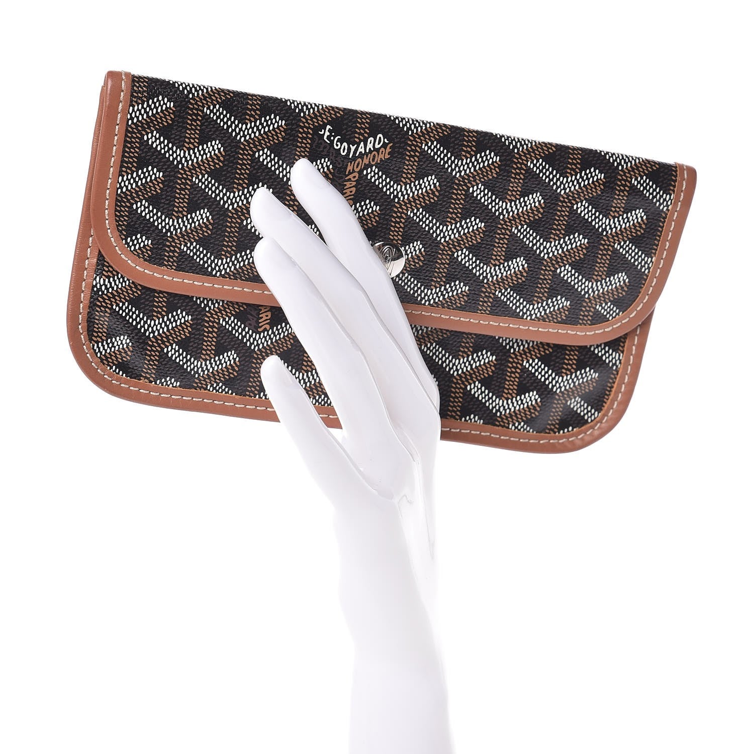 Goyard Goyardine Pouch Black Gold 2 of 6