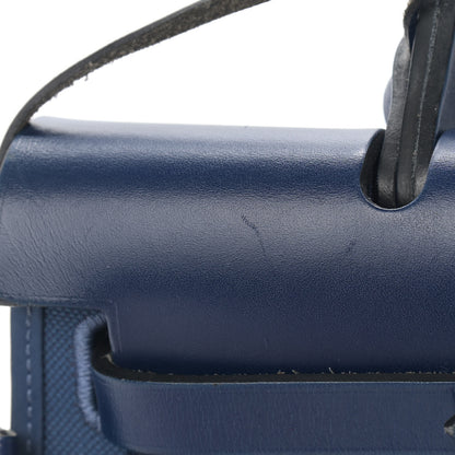 Hermes Vache Hunter Toile Herbag Zip 31 PM Bleu Brighton Bleu Saphir 14 of 22