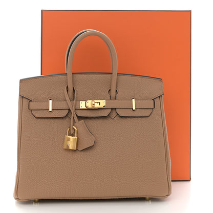 Hermes Togo Birkin 25 Chai 13 of 13