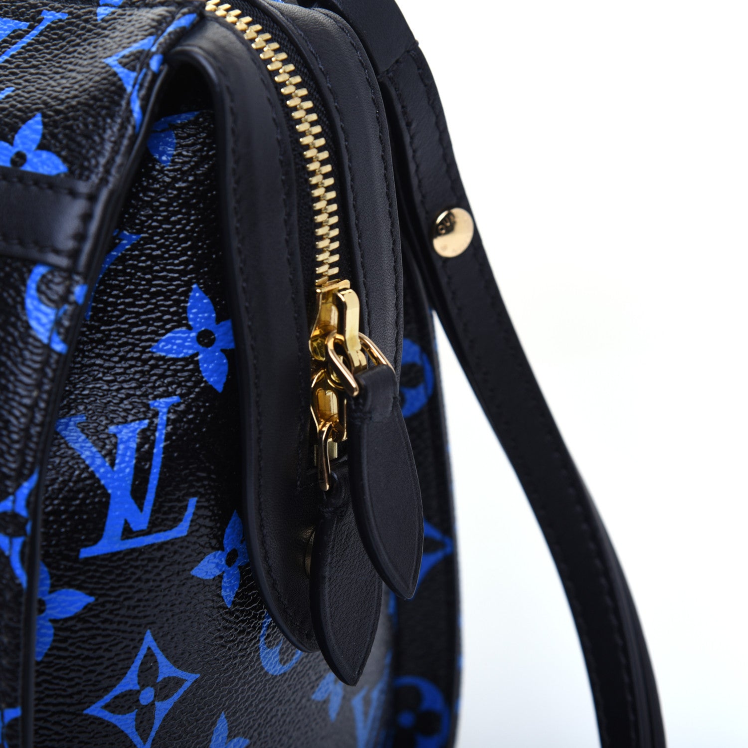 Louis Vuitton Colored Monogram Speedy Amazon PM Blue Black 12 of 16