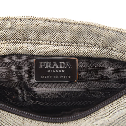 Prada Canapa Jacquard Belt Bag Naturale 6 of 13