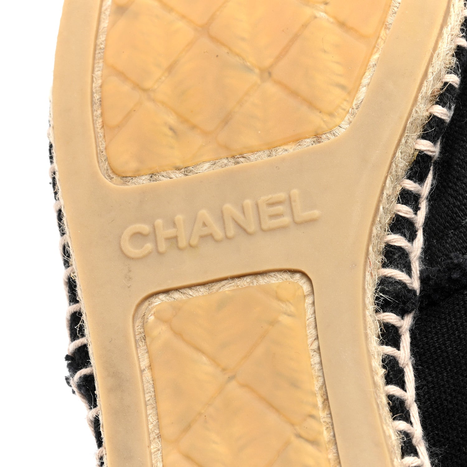 Chanel Toile CC Espadrilles 36 Black 6 of 8
