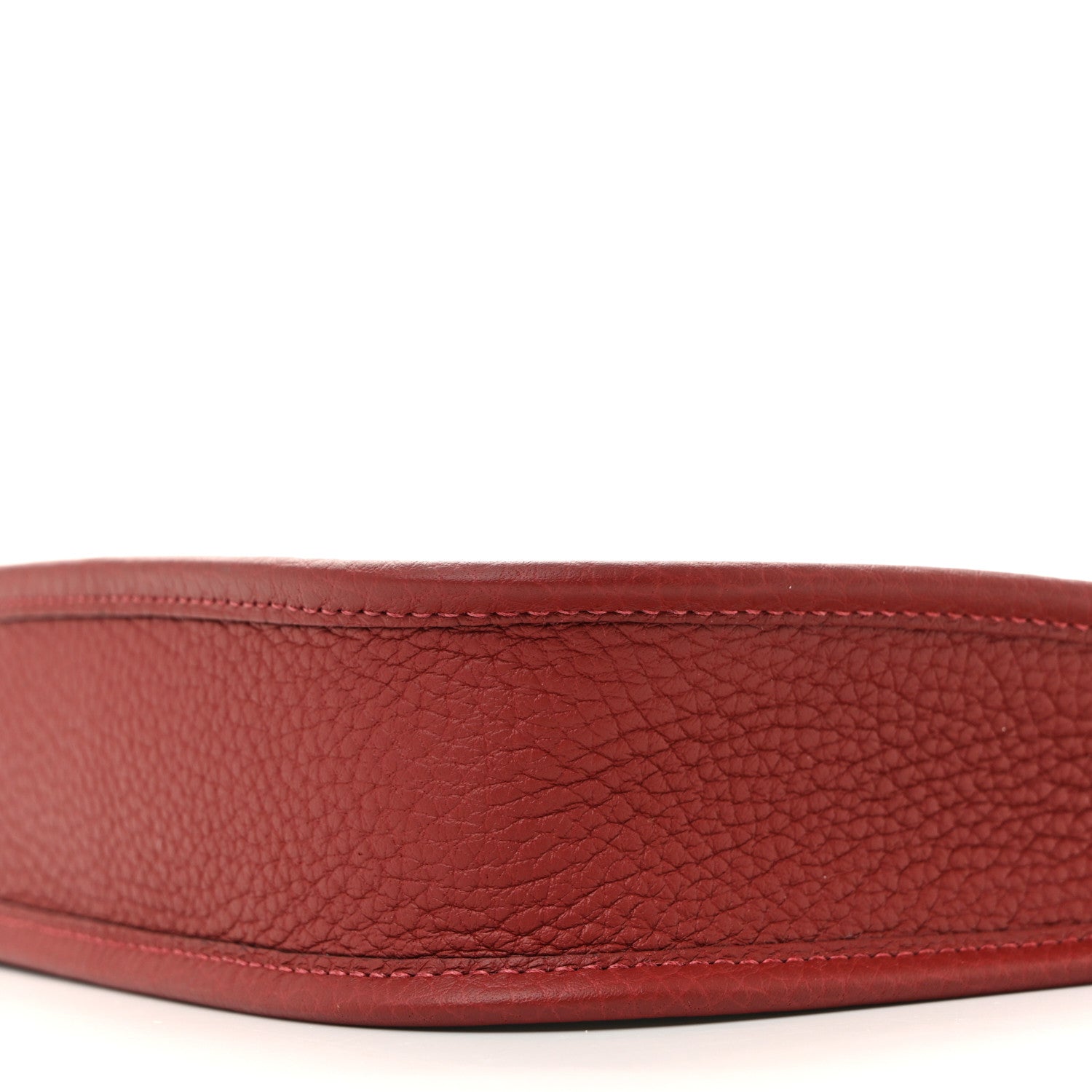 Hermes Taurillon Clemence Evelyne TPM Rouge H 10 of 11
