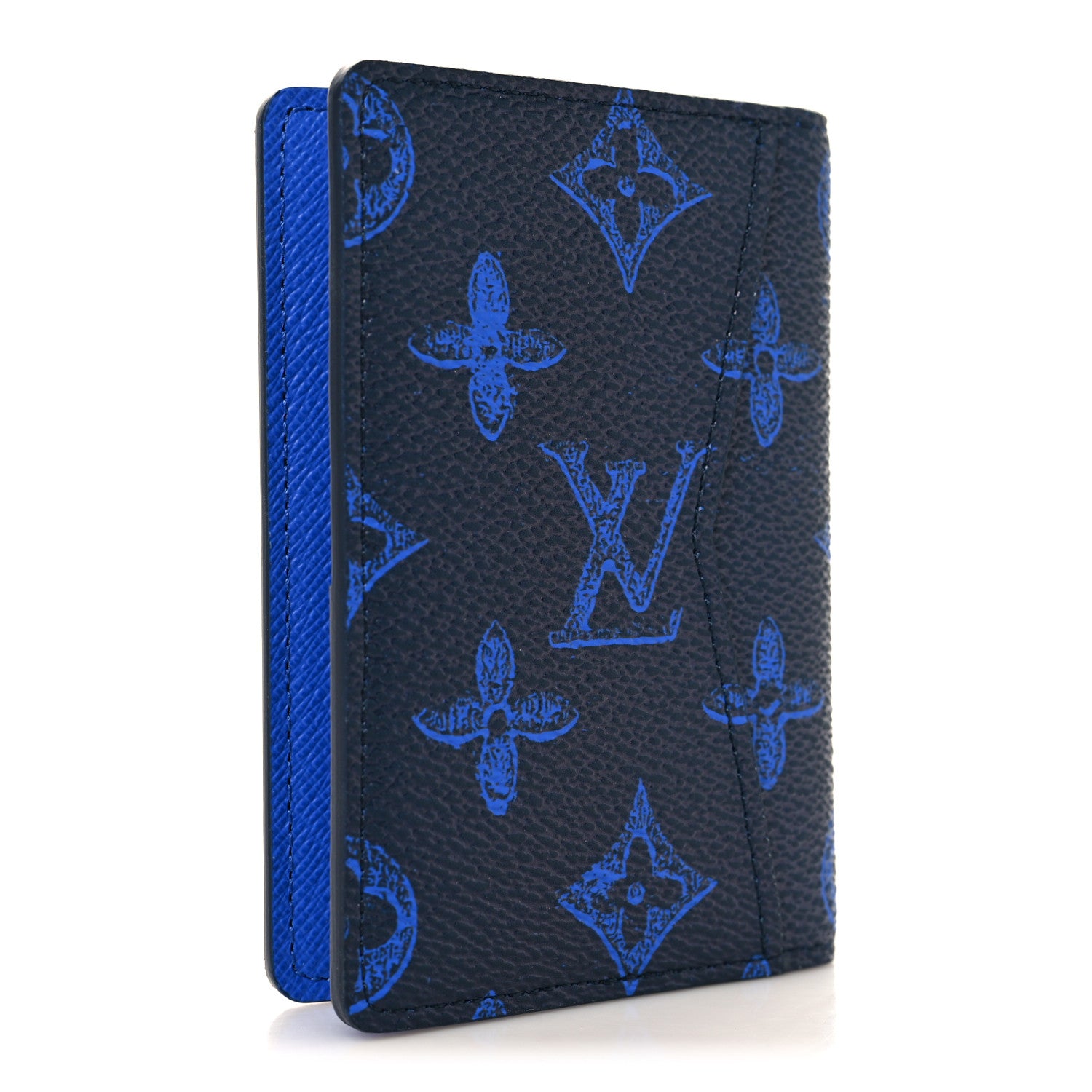 Louis Vuitton Vintage Monogram Everyday LV Pocket Organizer Blue 3 of 7