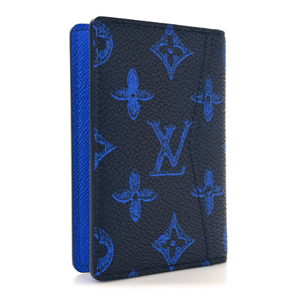 Louis Vuitton Vintage Monogram Everyday LV Pocket Organizer Blue 3 of 7