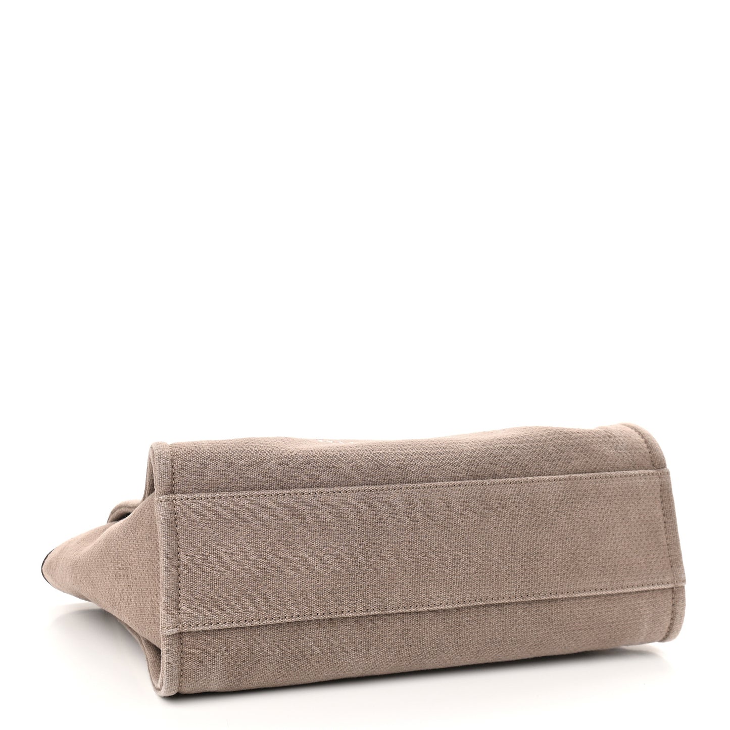 Canvas Small Deauville Tote Beige Brown