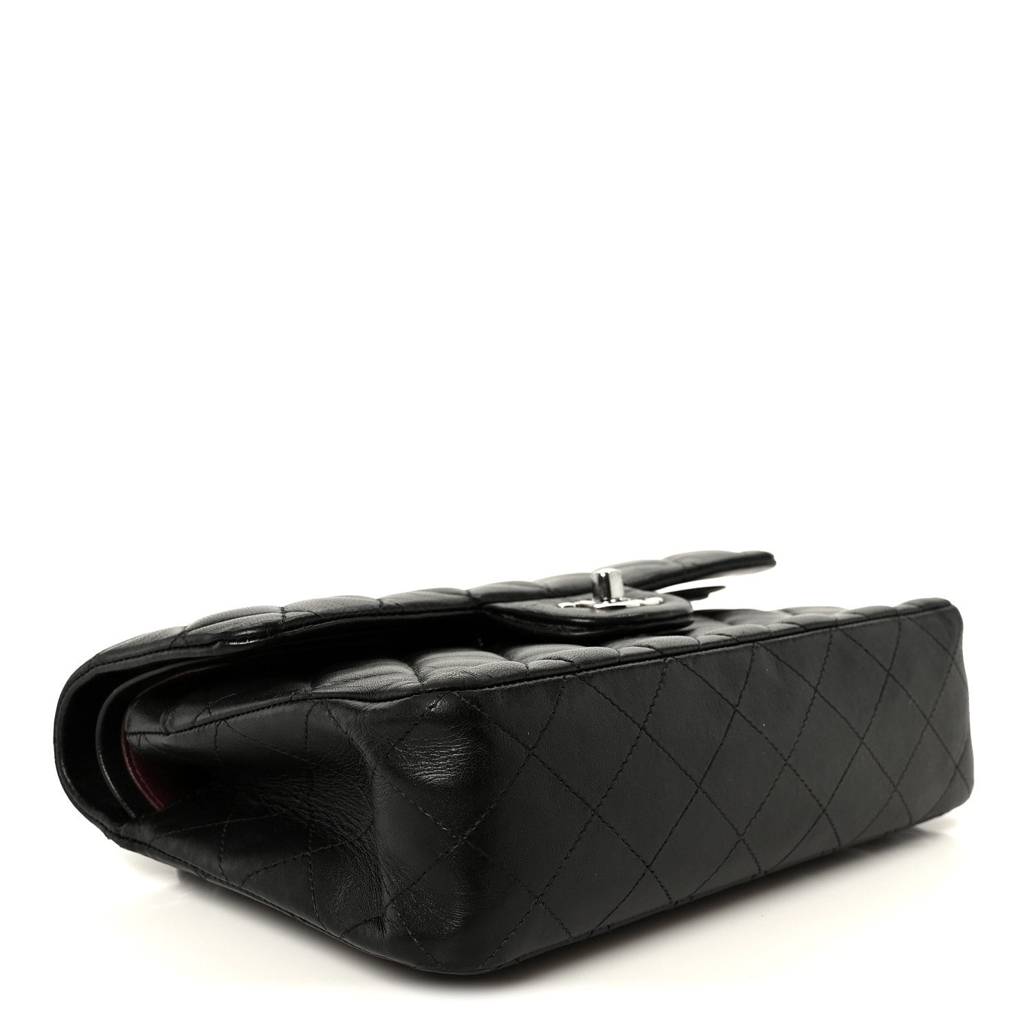 Chanel Lambskin Quilted Small Double Flap Black 4 of 11