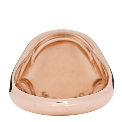 David Yurman 18K Rose Gold Diamond Heart Pinky Ring 45 3.25 4 of 6