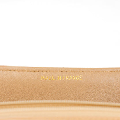 Chanel Lambskin Flap Shoulder Bag Beige 7 of 8