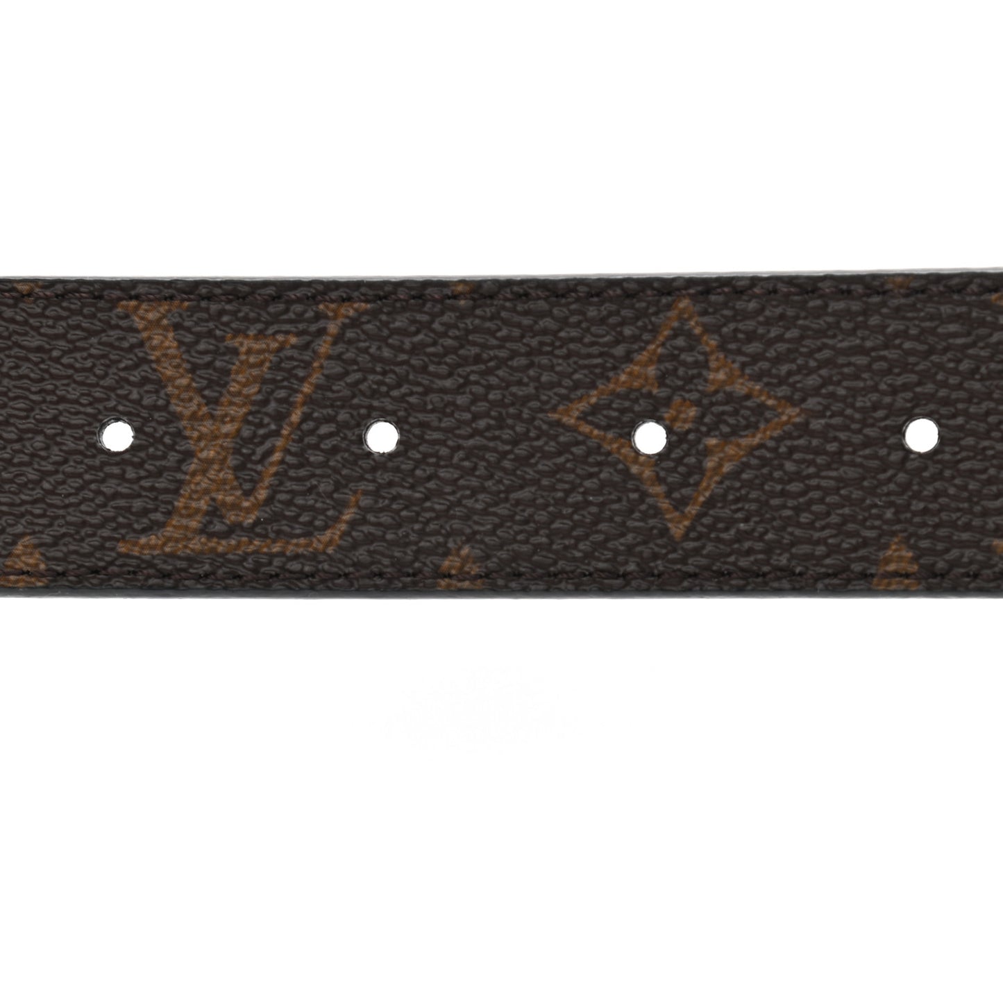 Calfskin Monogram 30mm LV Initiales Reversible Belt 80 32 Black