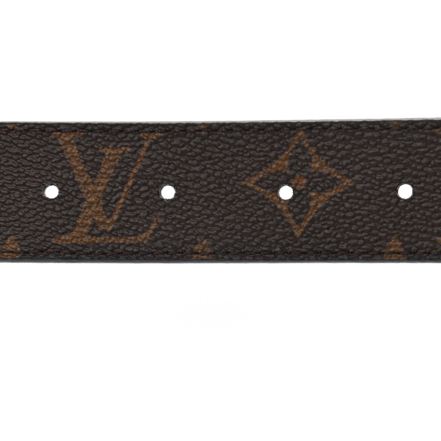 Louis Vuitton Calfskin Monogram 30mm LV Initiales Reversible Belt 80 32 Black 3 of 5