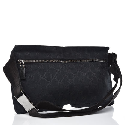 Gucci GG Monogram Double Pocket Belt Bag Black 3 of 9