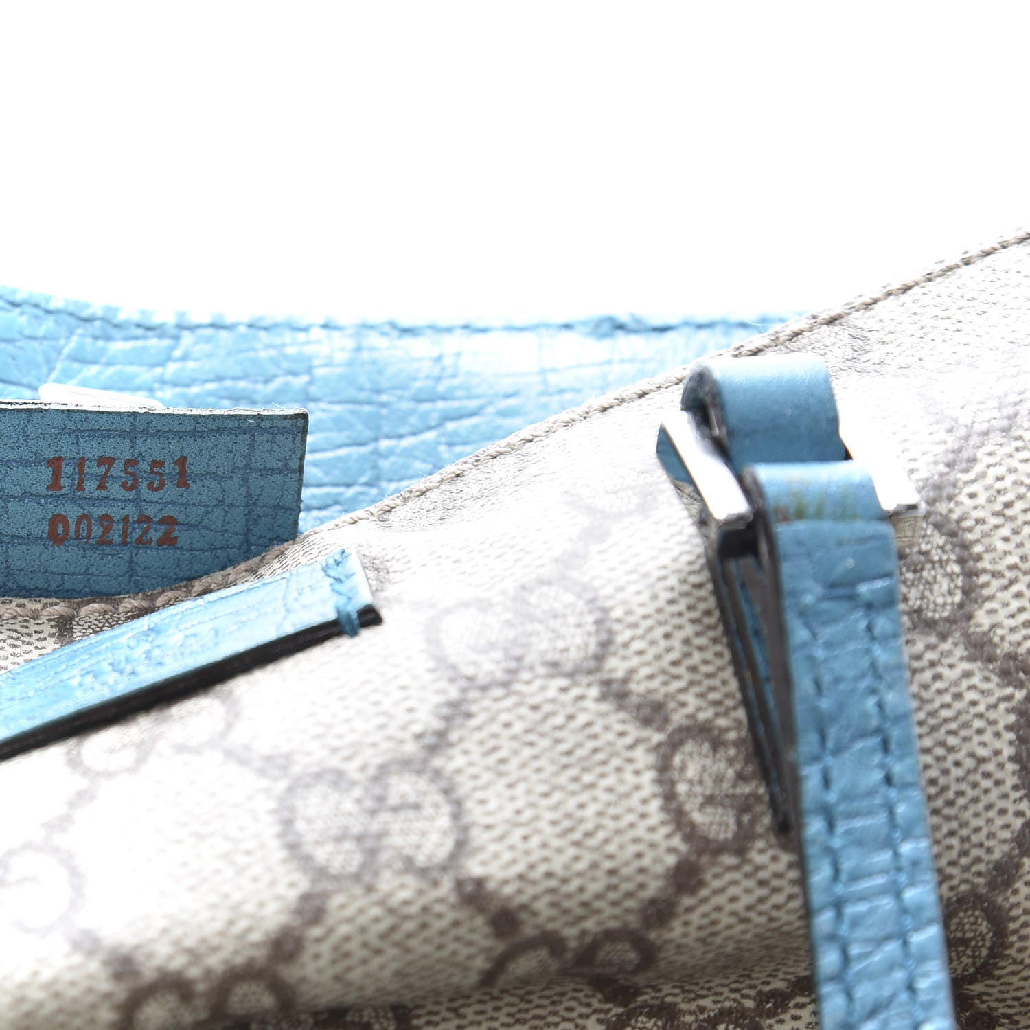 Gucci GG Plus Monogram Flat Vertical Tote Blue 7 of 13