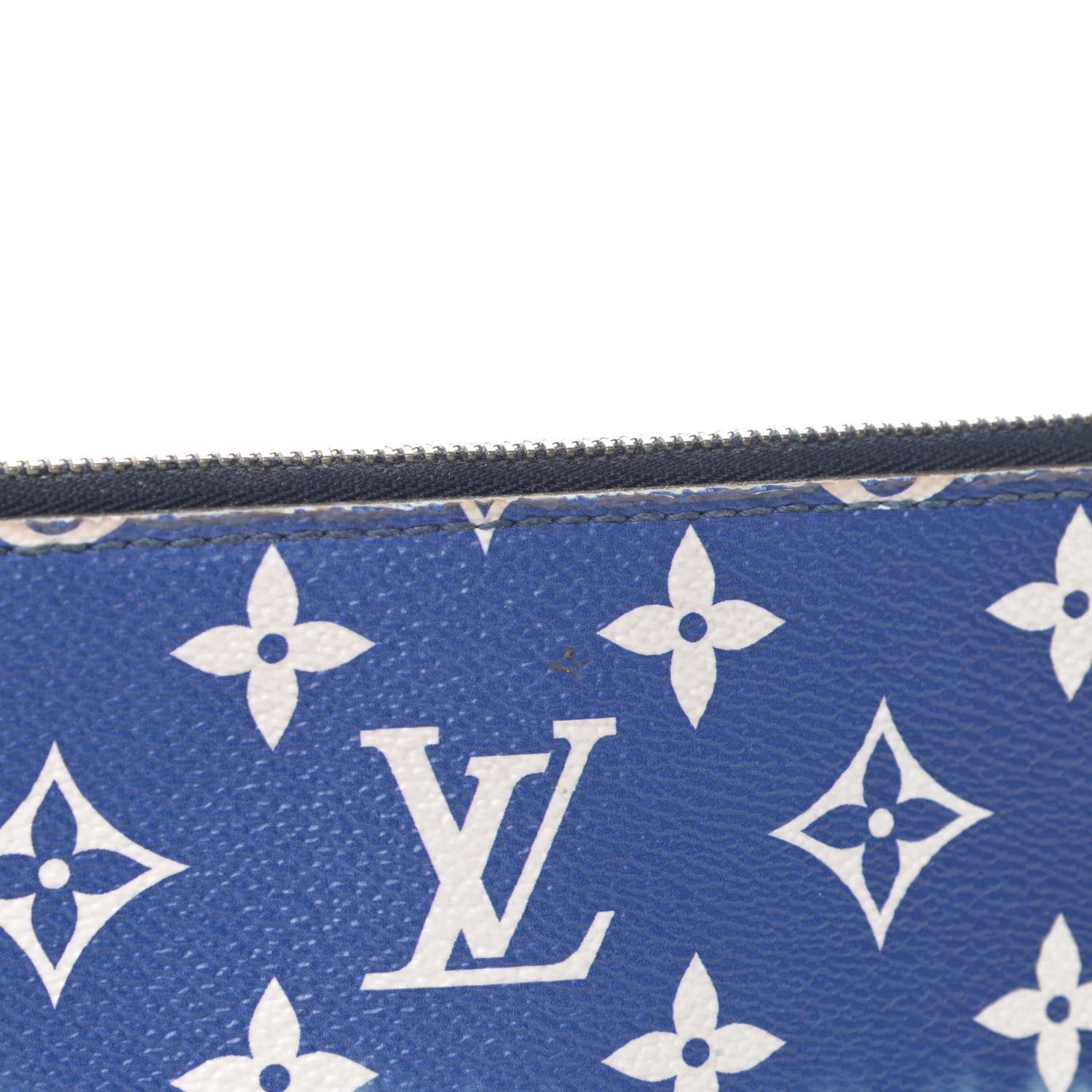 Louis Vuitton Monogram Escale Neverfull MM GM Pochette Blue 9 of 13